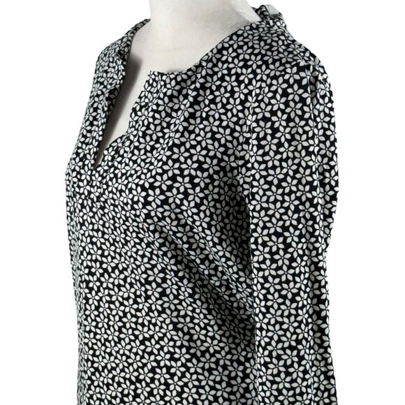Chic & Effortless! Diane Von Furstenberg Reina Dress in Black & White Pr… - Picture 11 of 13